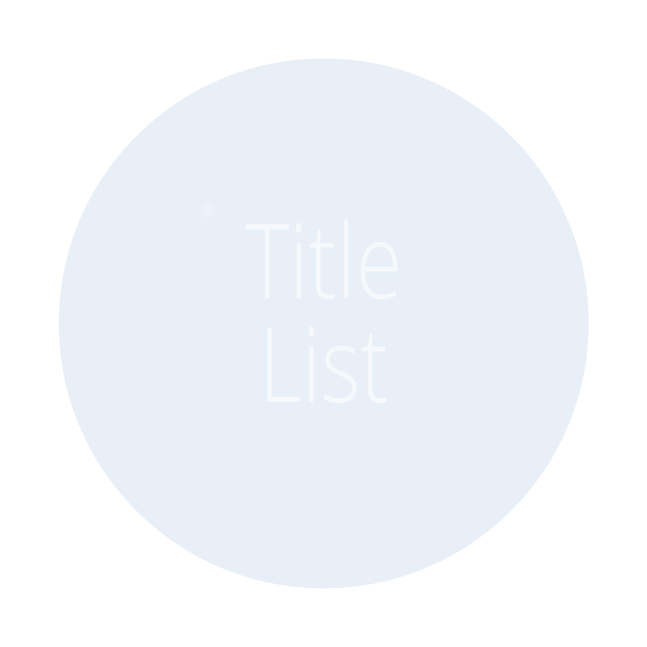 Title List Business