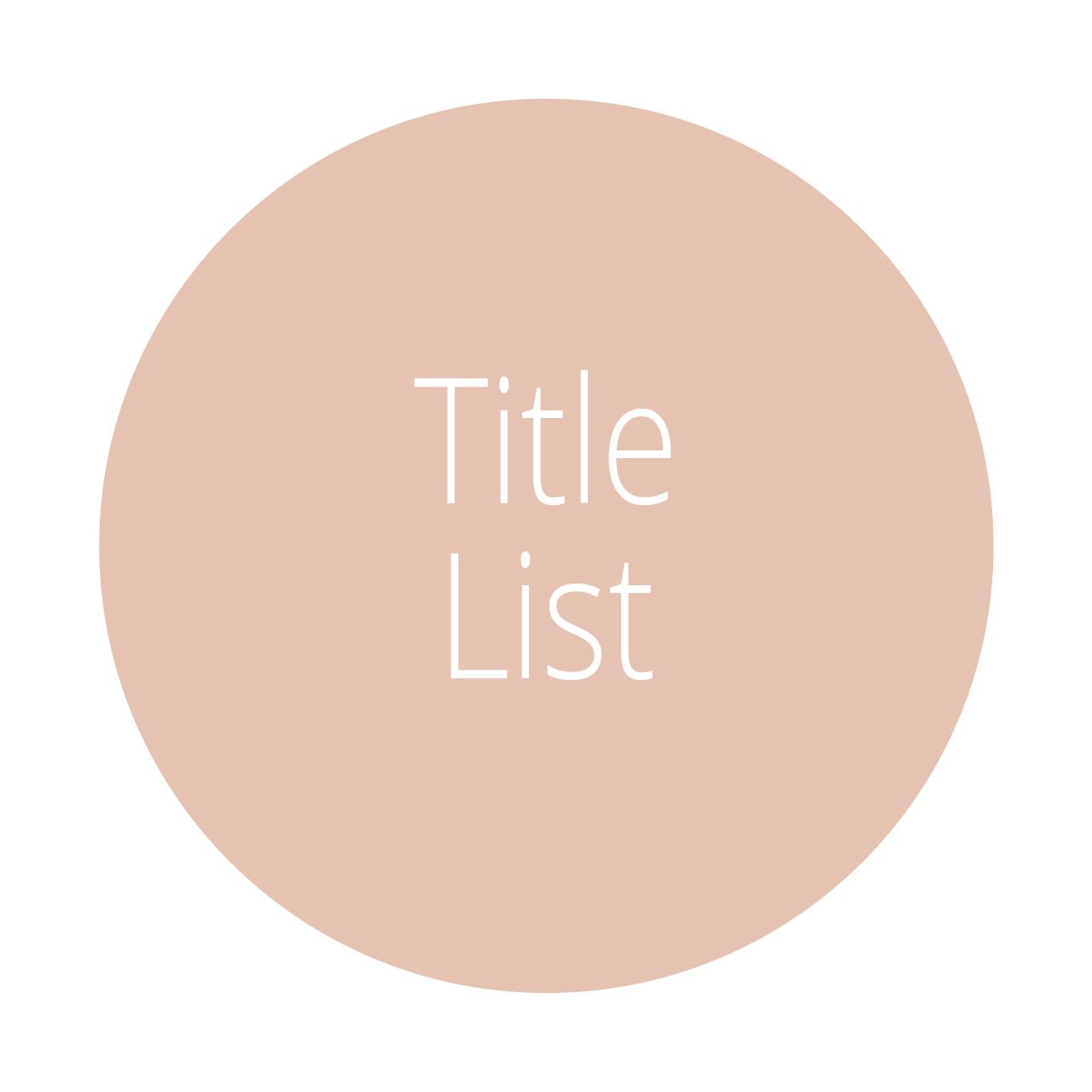 Title List Communication