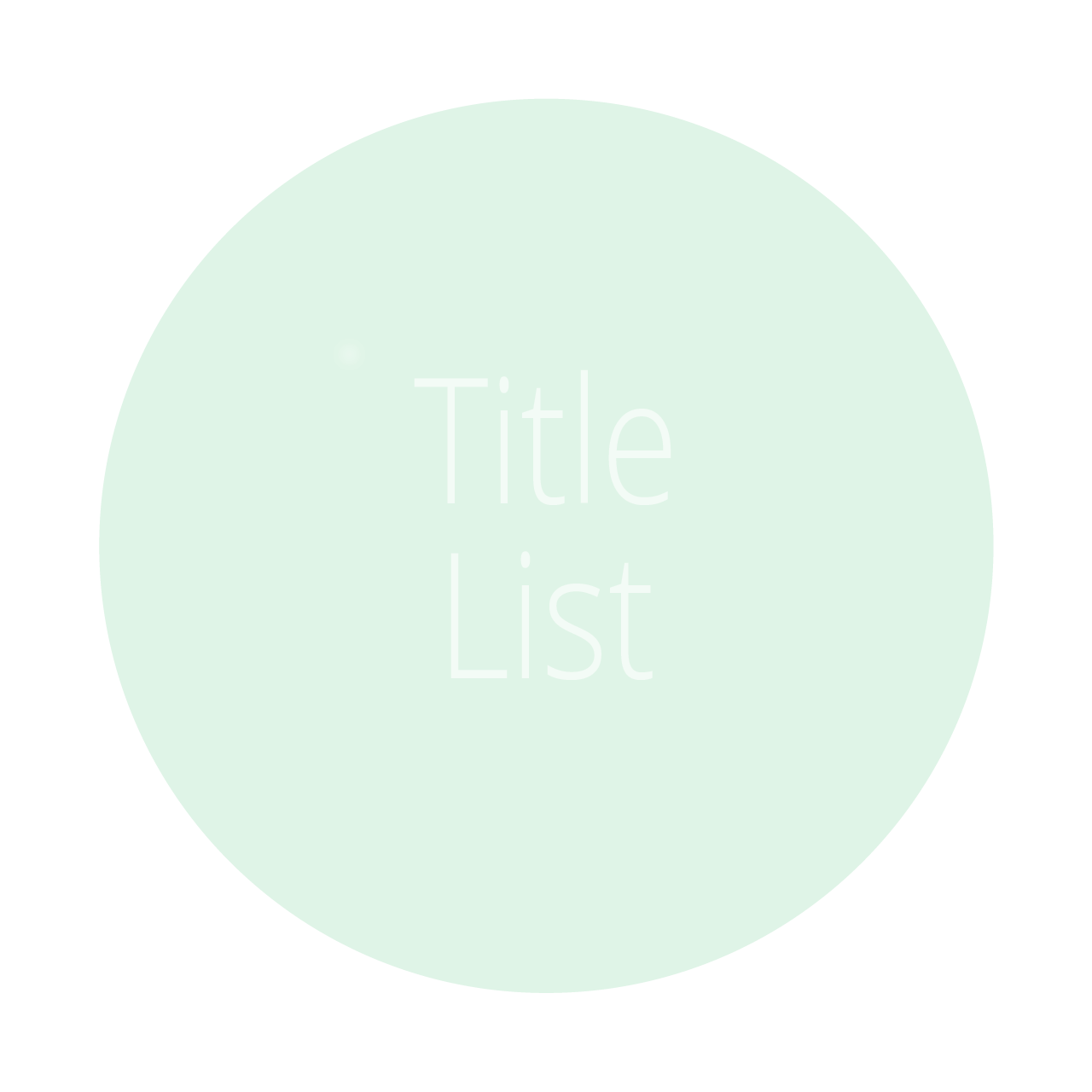 Title List Spotlight