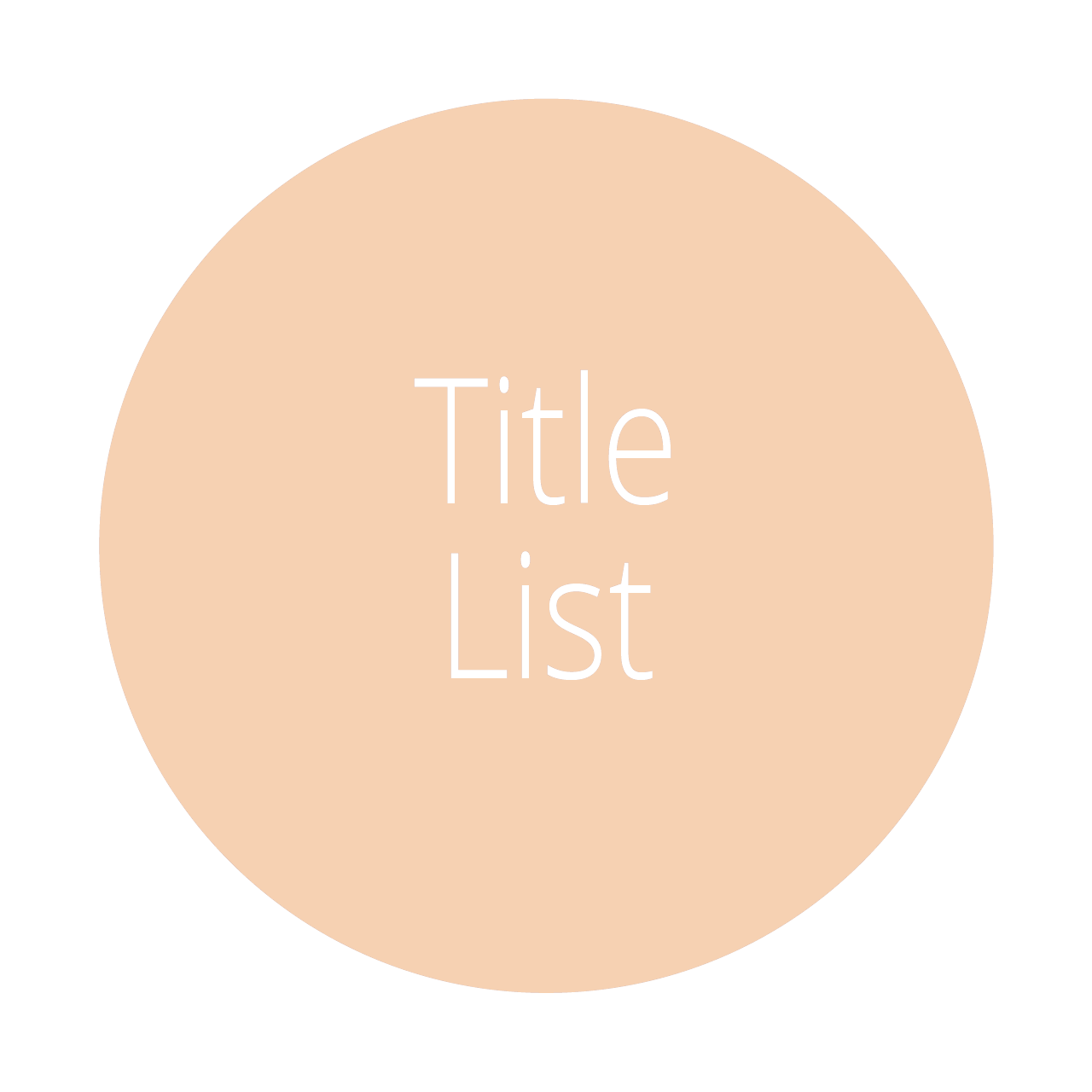Title List Communication redone