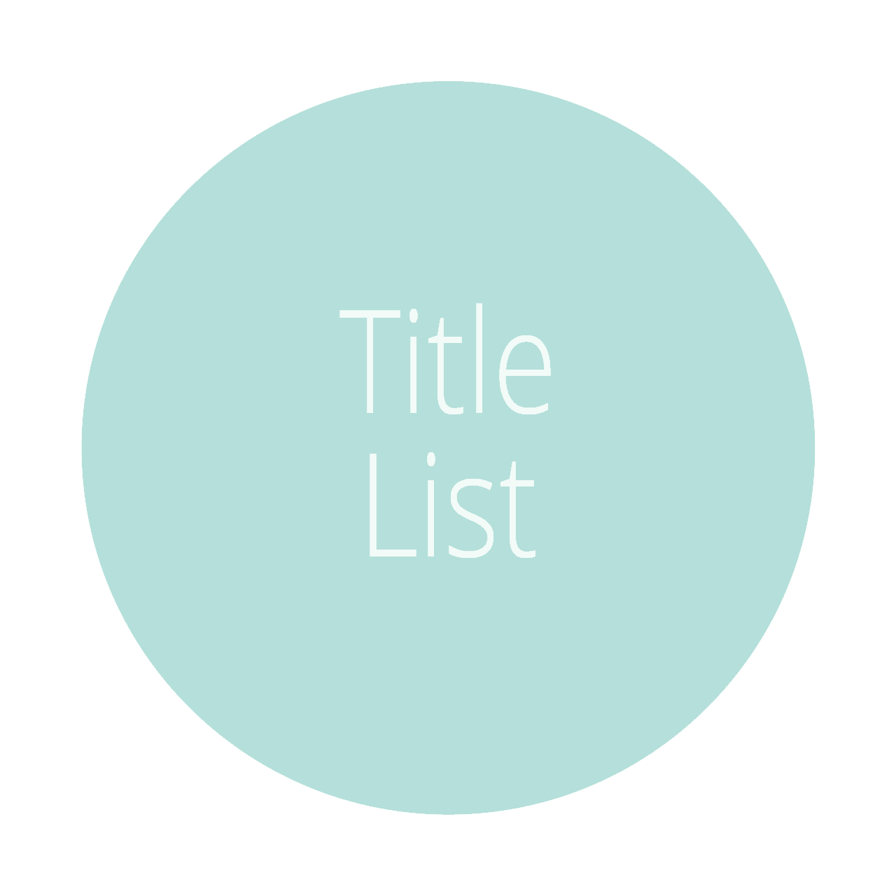 Title List Linguistics redone